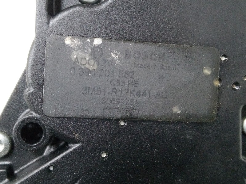 Recambio de motor limpia trasero para ford focus c-max (dm2) 2.0 tdci referencia OEM IAM 0390201582 3M51R17K441AC 