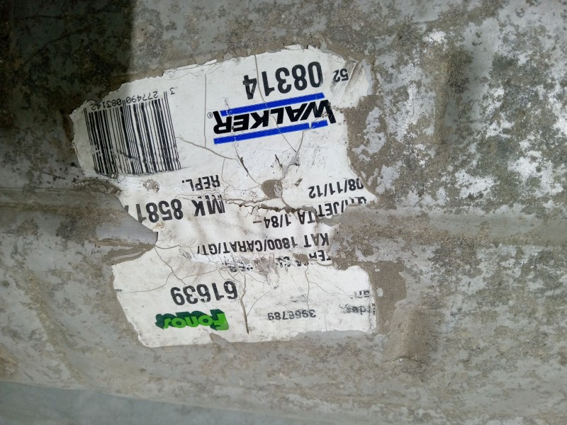 Recambio de tubo escape central para volkswagen golf 1.8 gl 19 rv - 2e referencia OEM IAM   