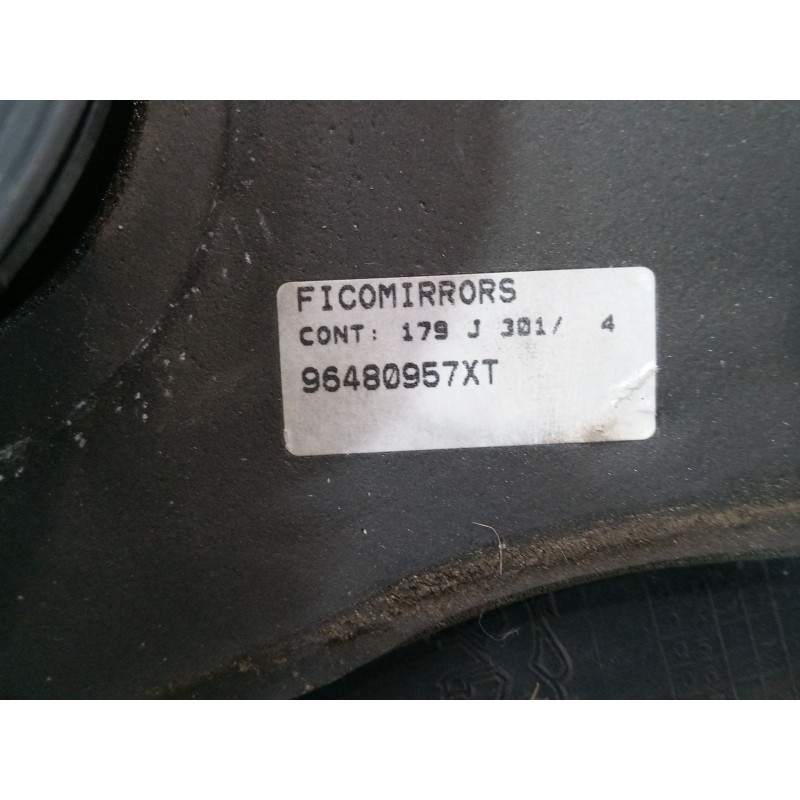 Recambio de retrovisor electrico derecho para peugeot 206 hatchback (2a/c) 2.0 hdi 90 referencia OEM IAM 96480957XT  