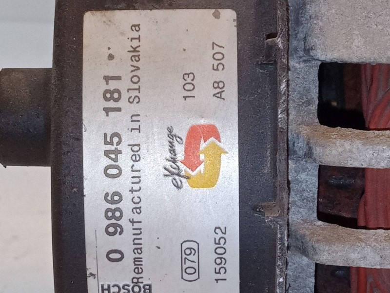 Recambio de alternador para mercedes-benz clase a (w168) a 190 (168.032, 168.132) referencia OEM IAM 0986045181   Recambio de alternador para mercedes-benz clase a (w168) a 190 (168.032, 168.132) referencia OEM IAM 0986045181