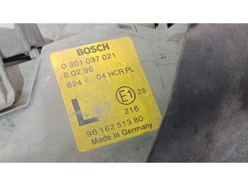 Recambio de faro izquierdo para peugeot 406 (8b) 1.8 16v referencia OEM IAM   