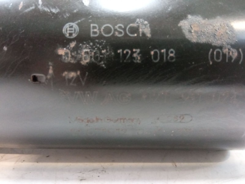 Recambio de motor arranque para volkswagen polo iv (9n_, 9a_) 1.4 tdi referencia OEM IAM 0001123018 02T911024 