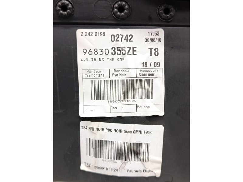 Recambio de guarnecido puerta delantera derecha para peugeot 3008 i monospace (0u_) 2.0 hdi referencia OEM IAM 96859943ZE  