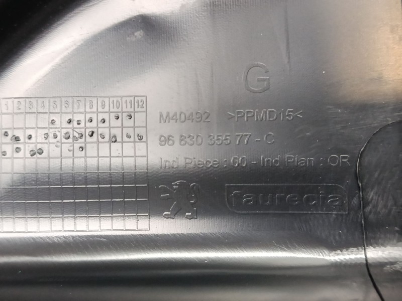 Recambio de guarnecido puerta delantera izquierda para peugeot 3008 i monospace (0u_) 2.0 hdi referencia OEM IAM 96859944ZE  