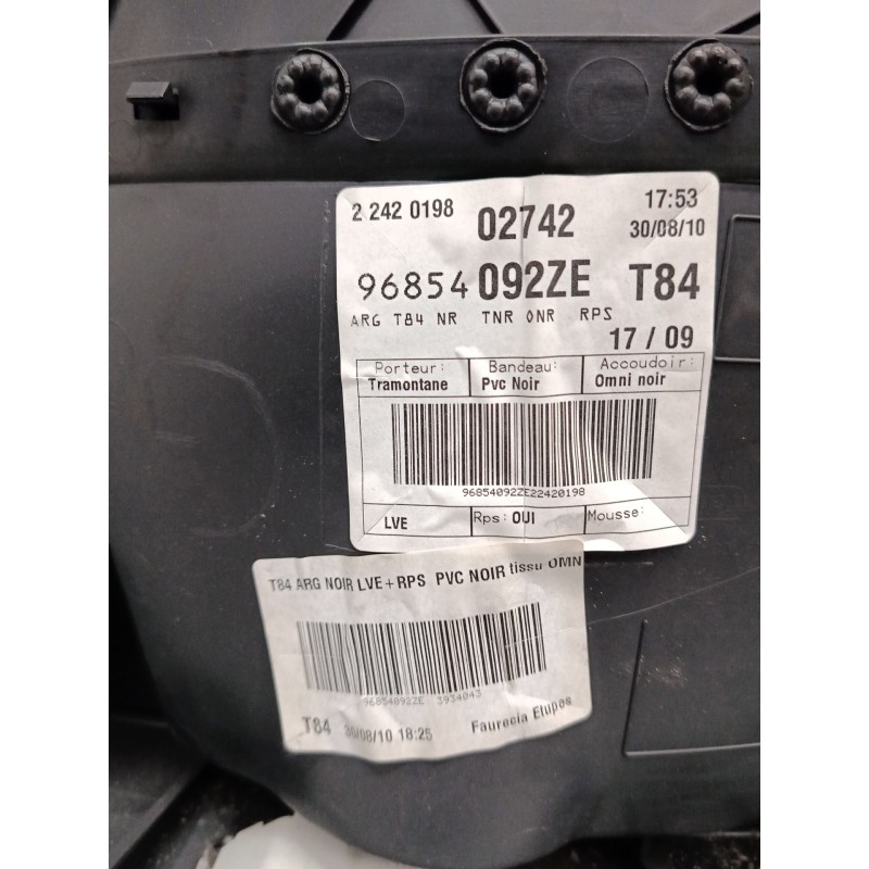 Recambio de guarnecido puerta trasero izquierdo para peugeot 3008 i monospace (0u_) 2.0 hdi referencia OEM IAM 96859952ZE  