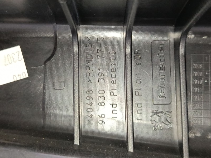 Recambio de guarnecido puerta trasero izquierdo para peugeot 3008 i monospace (0u_) 2.0 hdi referencia OEM IAM 96859952ZE  