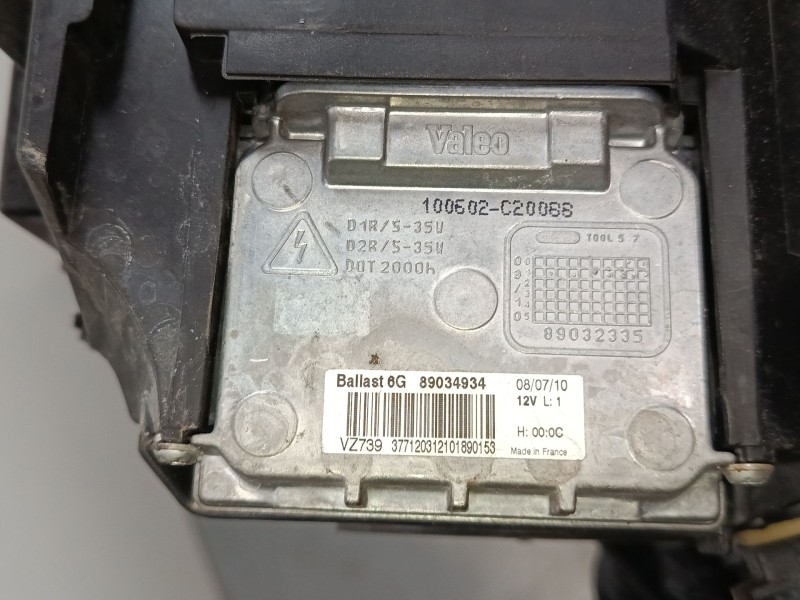 Recambio de faro izquierdo xenon para peugeot 3008 i monospace (0u_) 2.0 hdi referencia OEM IAM 9685473580  