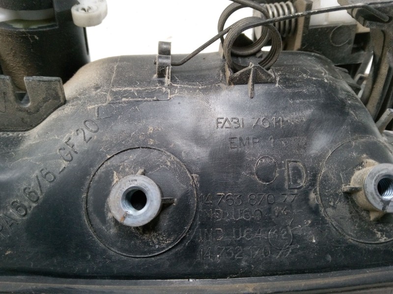 Recambio de maneta exterior puerta corredera derecha para fiat scudo furgoneta (220_) 2.0 jtd referencia OEM IAM 1476387077  