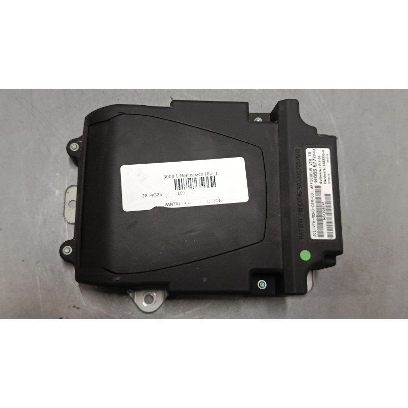 Recambio de pantalla multifuncion para peugeot 3008 i monospace (0u_) 2.0 hdi referencia OEM IAM 96665877ZD03  