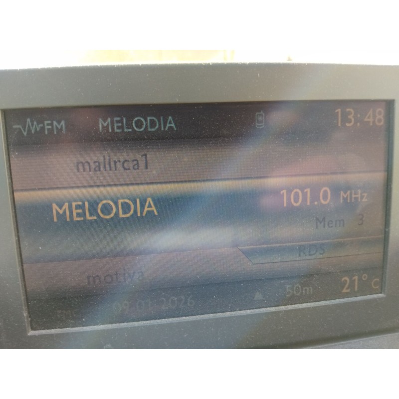 Recambio de pantalla multifuncion para peugeot 3008 i monospace (0u_) 2.0 hdi referencia OEM IAM 96665877ZD03  