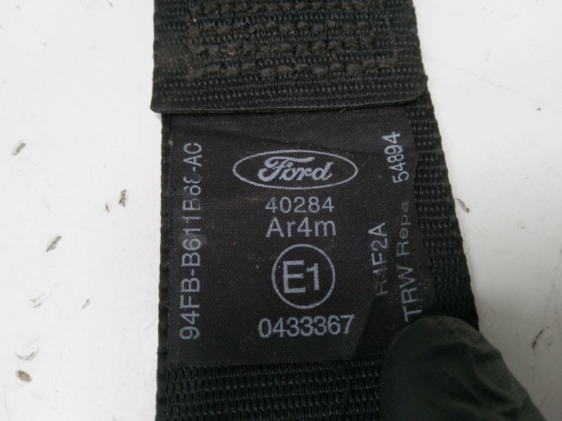 Recambio de cinturon seguridad trasero derecho para ford fiesta iii (gfj) 1.3 referencia OEM IAM   