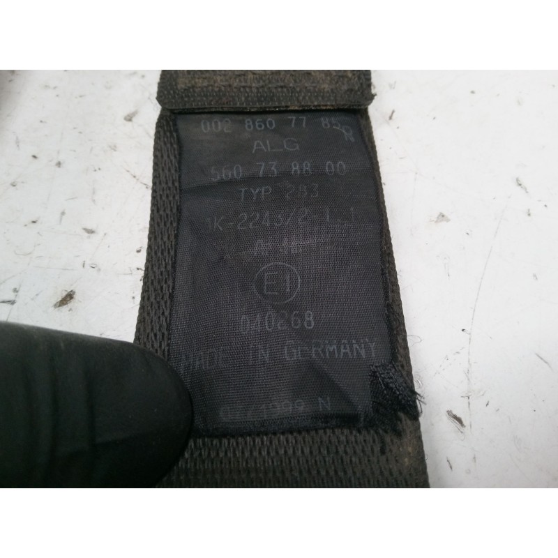 Recambio de cinturon seguridad delantero derecho para mercedes-benz sprinter 3-t furgoneta (b903) 310 d 2.9 (903.461, 903.462, 9