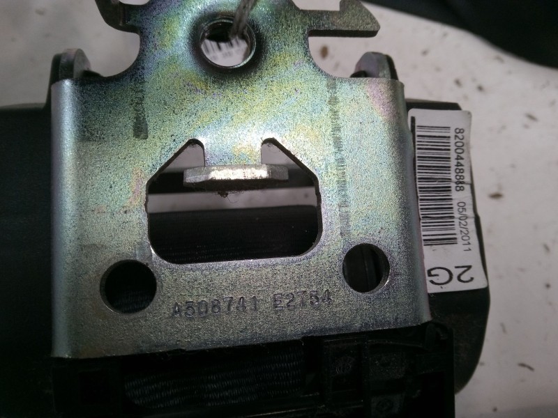 Recambio de cinturon seguridad trasero izquierdo para renault kangoo be bop (kw0/1_) 1.5 dci 75 referencia OEM IAM   