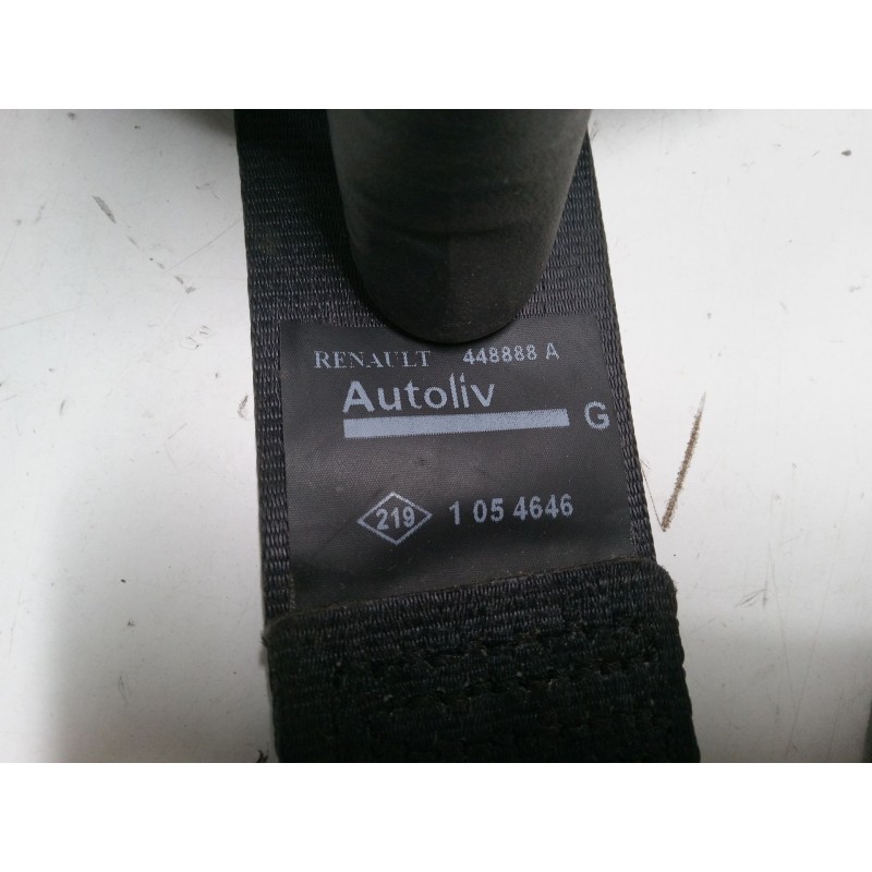 Recambio de cinturon seguridad trasero izquierdo para renault kangoo be bop (kw0/1_) 1.5 dci 75 referencia OEM IAM   