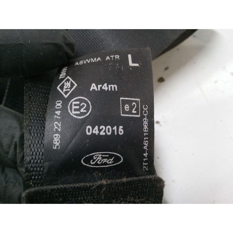 Recambio de cinturon seguridad trasero izquierdo para ford transit connect (p65_, p70_, p80_) 1.8 di referencia OEM IAM   