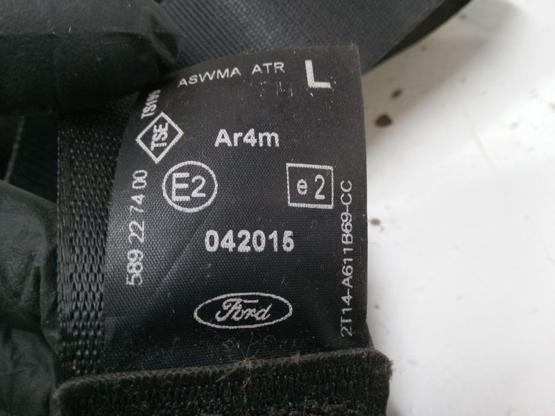 Recambio de cinturon seguridad trasero izquierdo para ford transit connect (p65_, p70_, p80_) 1.8 di referencia OEM IAM   