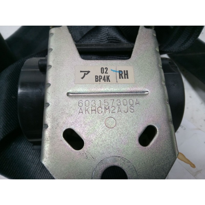 Recambio de cinturon seguridad delantero derecho para mazda 3 sedán (bk) 1.6 di turbo (bk12y) referencia OEM IAM   