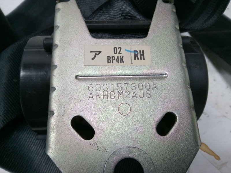 Recambio de cinturon seguridad delantero derecho para mazda 3 sedán (bk) 1.6 di turbo (bk12y) referencia OEM IAM   