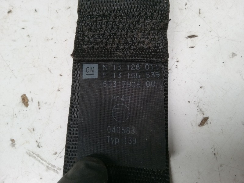 Recambio de cinturon seguridad trasero derecho para opel astra h (a04) 1.6 (l48) referencia OEM IAM 602143300  