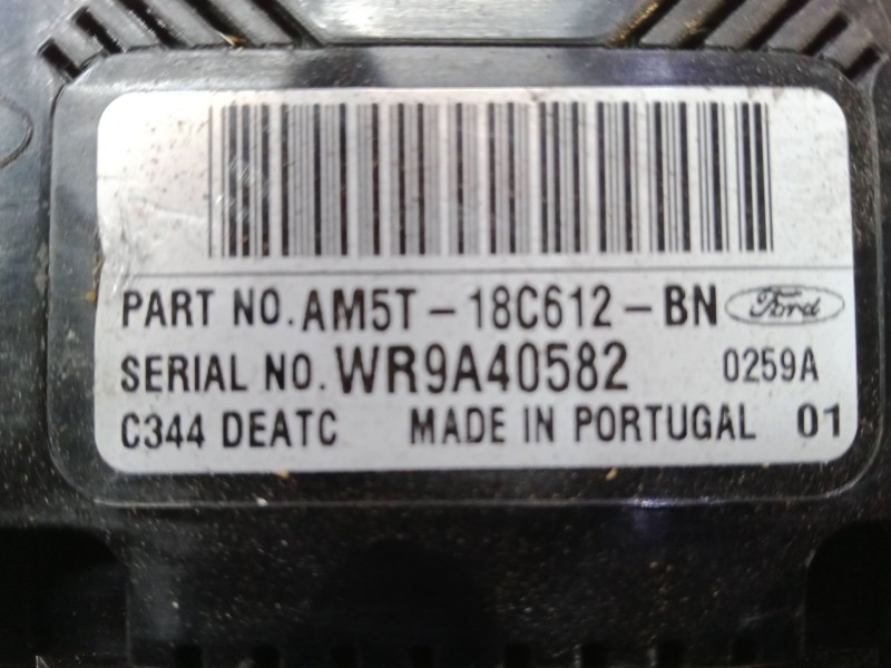 Recambio de mando climatizador para ford c-max ii (dxa/cb7, dxa/ceu) 1.6 tdci referencia OEM IAM AM5T18C612BN  