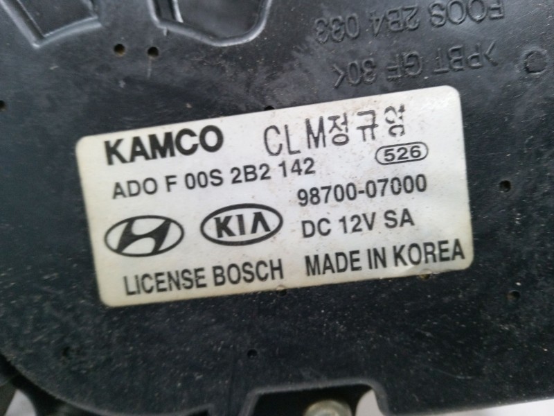 Recambio de motor limpia trasero para kia picanto i (sa) 1.1 referencia OEM IAM   