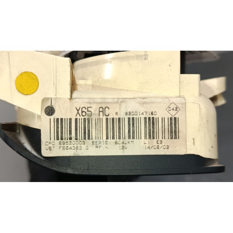 Recambio de mando calefaccion / a/a para renault clio ii (bb_, cb_) 1.5 dci (b/cb08) referencia OEM IAM 8200147160  