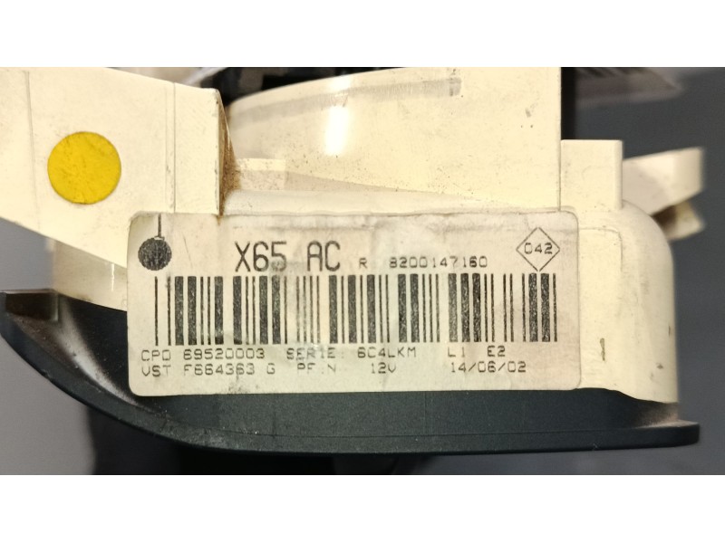 Recambio de mando calefaccion / a/a para renault clio ii (bb_, cb_) 1.5 dci (b/cb08) referencia OEM IAM 8200147160  