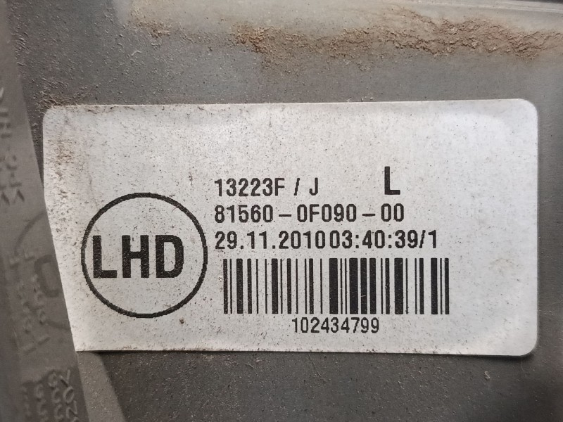 Recambio de piloto trasero izquierdo para toyota verso (_r2_) 2.0 d-4d (aur20_) referencia OEM IAM 815600F090  