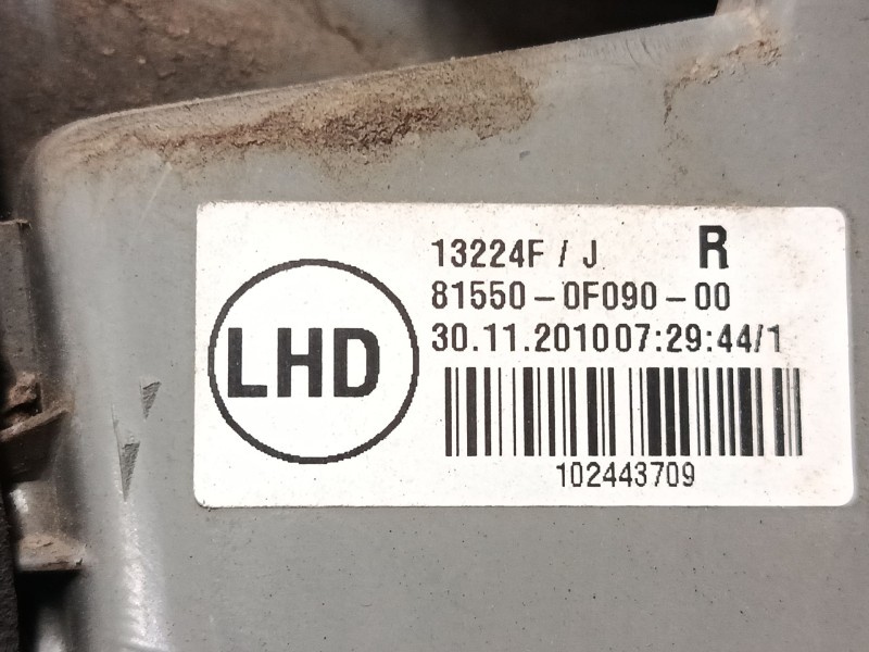 Recambio de piloto trasero derecho para toyota verso (_r2_) 2.0 d-4d (aur20_) referencia OEM IAM 815500F090  