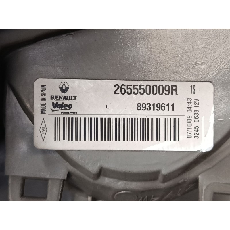 Recambio de piloto trasero porton izquierdo para renault megane iii hatchback (bz0/1_, b3_) 1.5 dci referencia OEM IAM 265550009