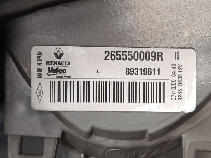 Recambio de piloto trasero porton izquierdo para renault megane iii hatchback (bz0/1_, b3_) 1.5 dci referencia OEM IAM 265550009
