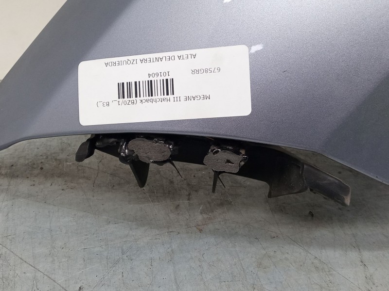 Recambio de aleta delantera izquierda para renault megane iii hatchback (bz0/1_, b3_) 1.5 dci referencia OEM IAM   