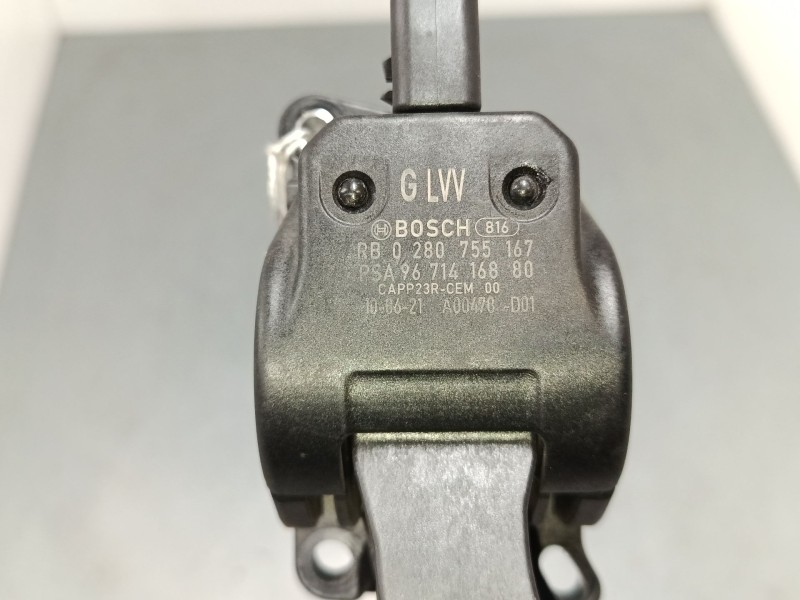 Recambio de pedal acelerador para peugeot 3008 i monospace (0u_) 2.0 hdi referencia OEM IAM 9671416880 0280755167 