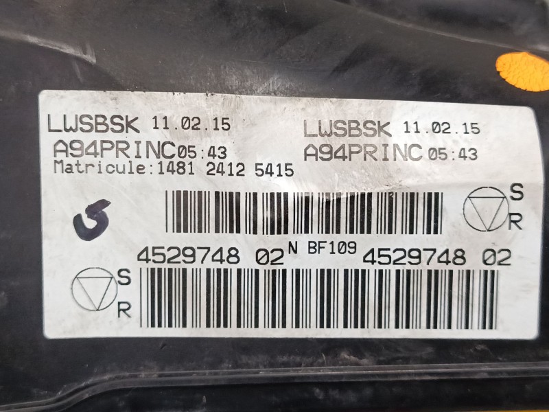 Recambio de bsm para peugeot 2008 i (cu_) 1.6 hdi referencia OEM IAM 452974802 9671924480 