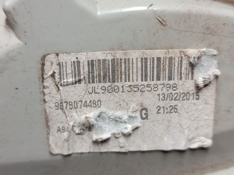 Recambio de piloto trasero porton izquierdo para peugeot 2008 i (cu_) 1.6 hdi referencia OEM IAM 9678074480  