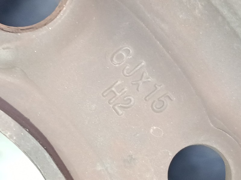 Recambio de llanta chapa 15´´ para peugeot partner furgoneta/monovolumen (5_, g_) 2.0 hdi referencia OEM IAM 2150740 6Jx15 