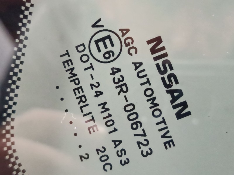 Recambio de luna custodia trasera derecha para nissan qashqai i (j10, nj10) 1.6 referencia OEM IAM   