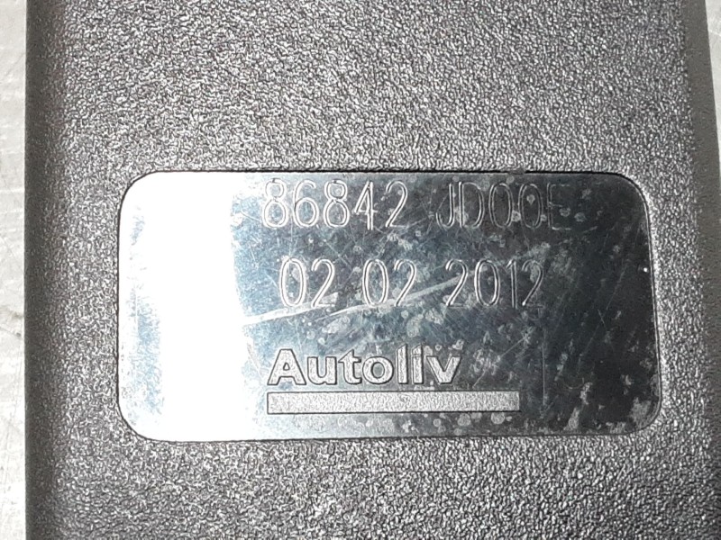 Recambio de anclaje cinturon delantero derecho para nissan qashqai i (j10, nj10) 1.6 referencia OEM IAM   