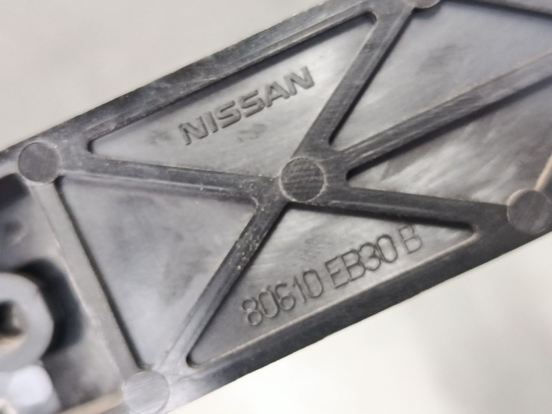 Recambio de maneta exterior puerta trasera derecha para nissan qashqai i (j10, nj10) 1.6 referencia OEM IAM 80610Eb30B  