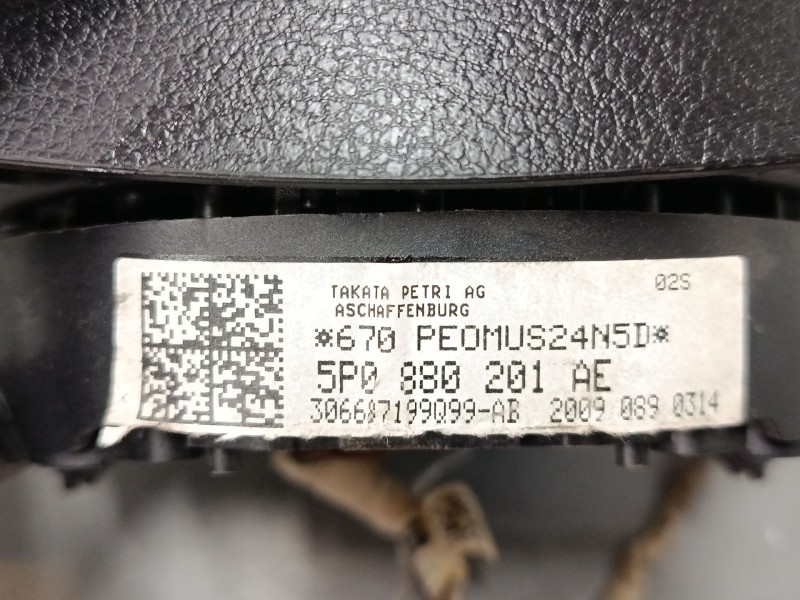 Recambio de airbag volante para seat altea (5p1) 1.9 tdi referencia OEM IAM 5P0880201AE  