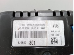 Recambio de cuadro instrumentos para seat ibiza iv (6j5, 6p1) 1.2 referencia OEM IAM 6J0920801   2