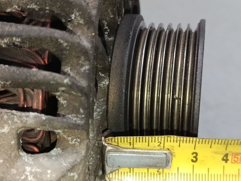 Recambio de alternador para ford fusion (ju_) 1.4 tdci referencia OEM IAM 3S6TAA  