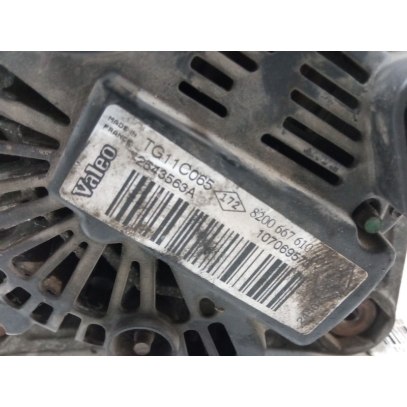 Recambio de alternador para renault scénic ii (jm0/1_) 1.9 dci (jm14) referencia OEM IAM 8200667610 TG11C065 
