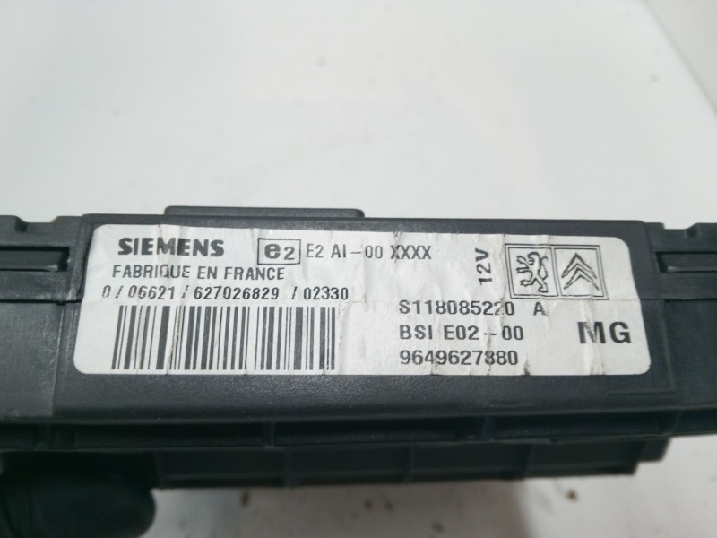 Recambio de bsi para peugeot 206 hatchback (2a/c) 1.4 hdi eco 70 referencia OEM IAM 9649627880 S118085220A BSI E02-00