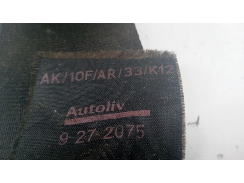 Recambio de cinturon seguridad trasero derecho para citroën saxo (s0, s1) 1.5 d referencia OEM IAM 9272075  