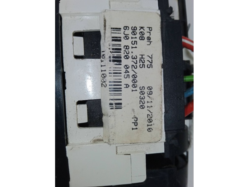 Recambio de mando calefaccion / a/a para seat ibiza iv (6j5, 6p1) 1.2 referencia OEM IAM K08H25S0320  901513720001