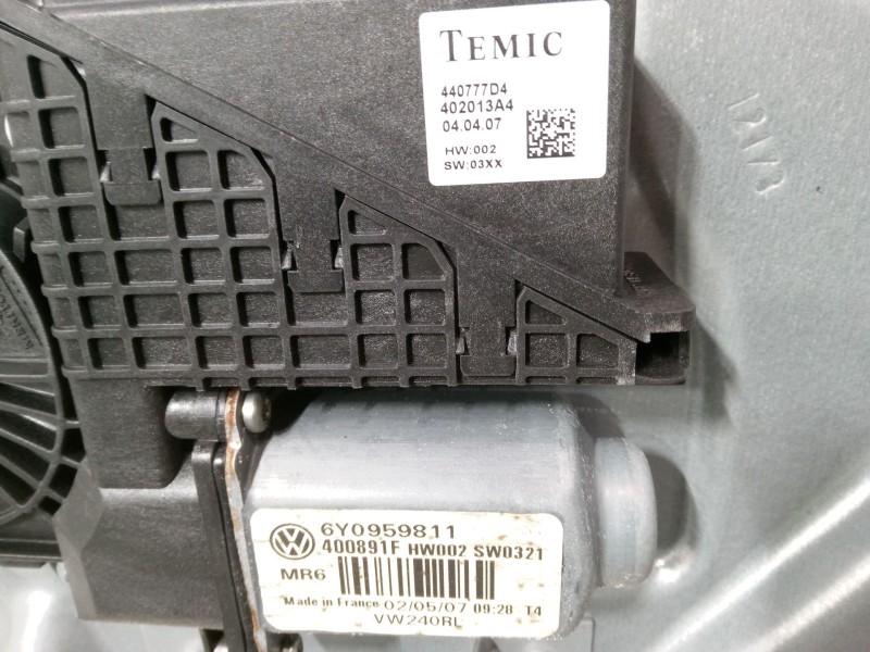 Recambio de elevalunas electrico trasero izquierdo para volkswagen polo iv (9n_, 9a_) 1.4 tdi referencia OEM IAM 6Y0959811  