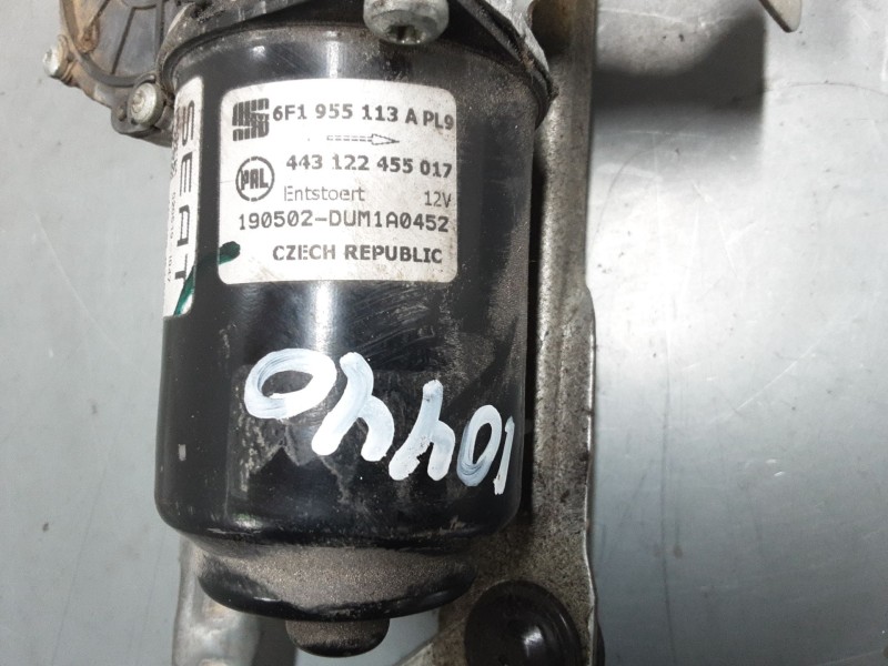 Recambio de motor limpia delantero para seat ibiza v (kj1, kjg) 1.0 mpi referencia OEM IAM 6F1955113APL9  