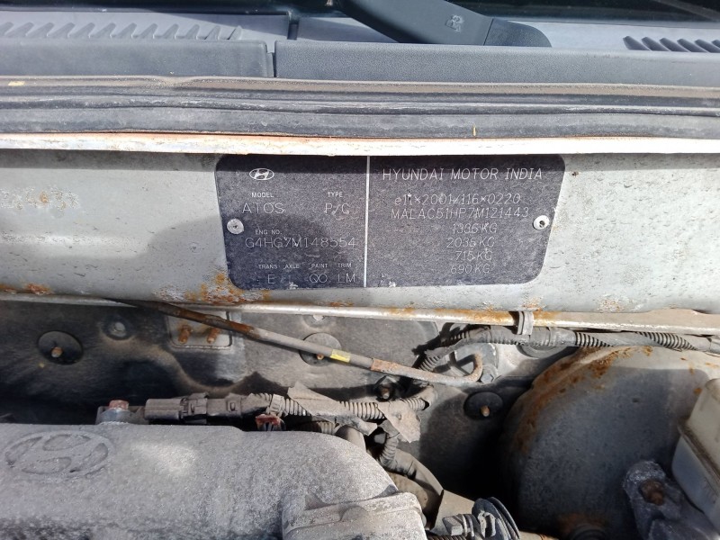 hyundai atos (mx) del año 2007