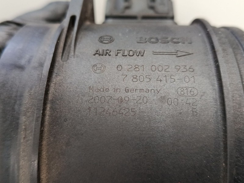 Recambio de caudalimetro para bmw x3 (e83) 2.0 sd referencia OEM IAM 0281002936 780541501 